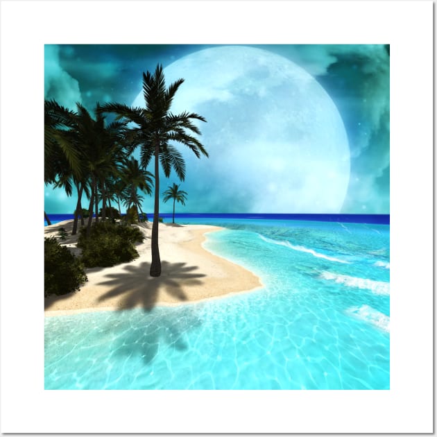 Beautiful tropical island Wall Art by Nicky2342